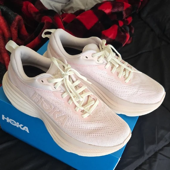 Hoka Women's Light Pink Sneakers - Picture 4 of 5